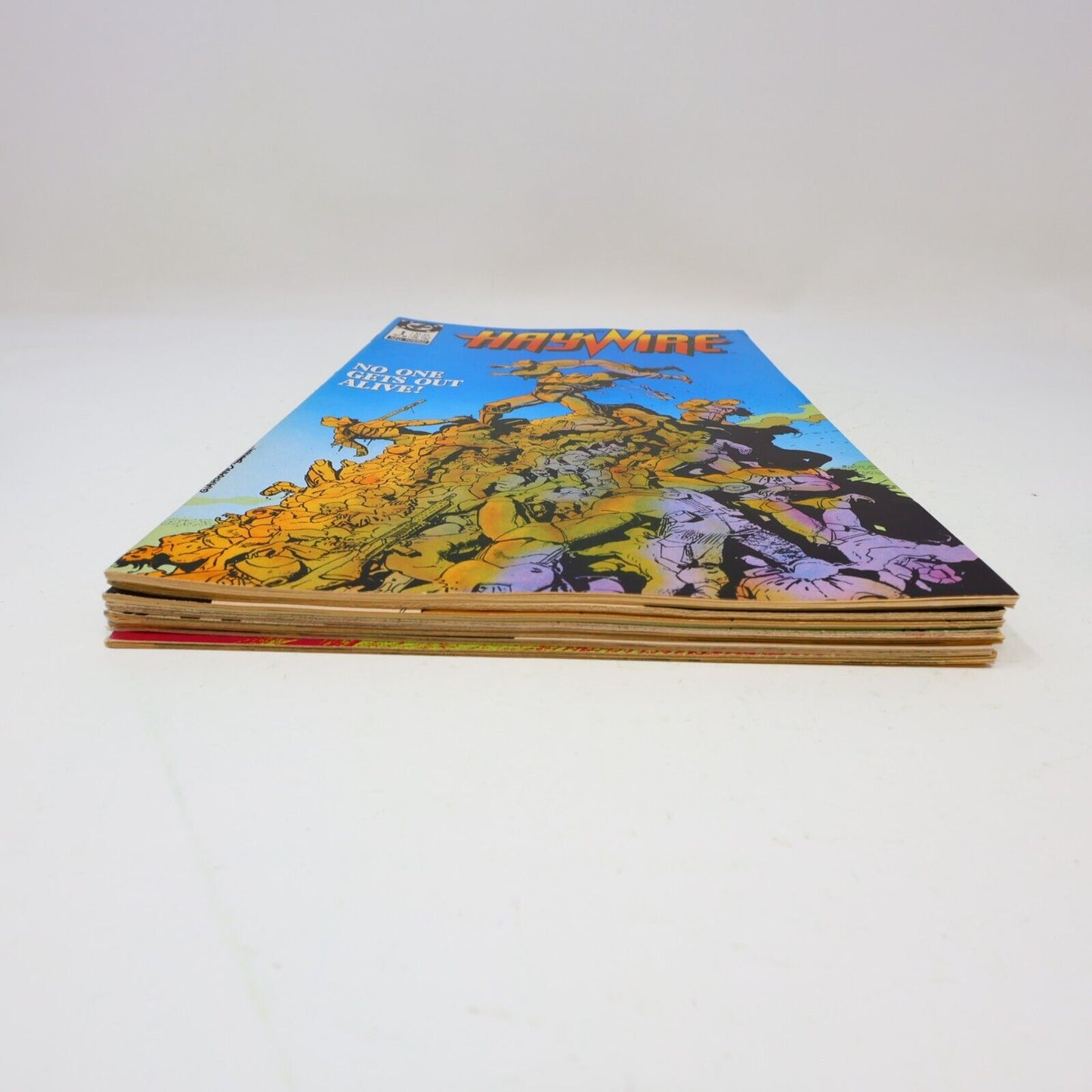 Lot 7 Comics HayWire #1-5, 7-8 Michael Fleisher/Vince Guarrano/Marzan 1980s