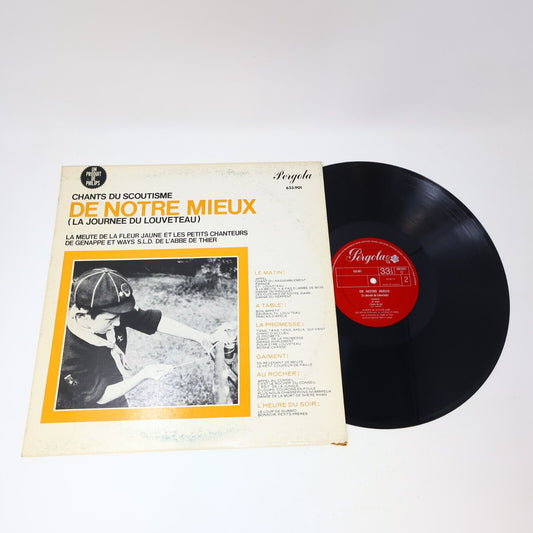 De Notre Mieux La Journée du Louveteau Chants du Scoutisme Disque LP 1967 Scouts