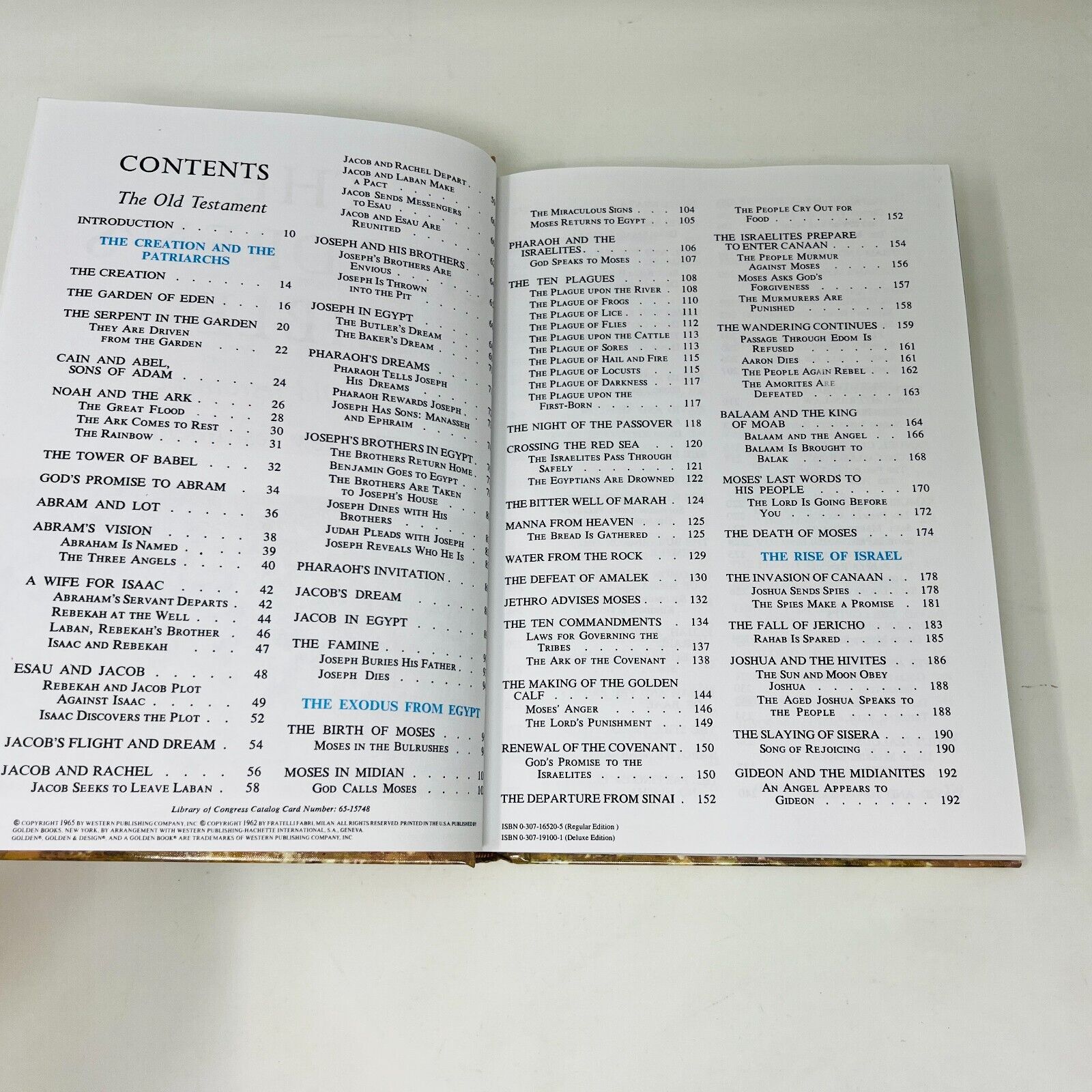 The Children's Bible by Golden Books Hardcover Old/New Testament Color for Kids