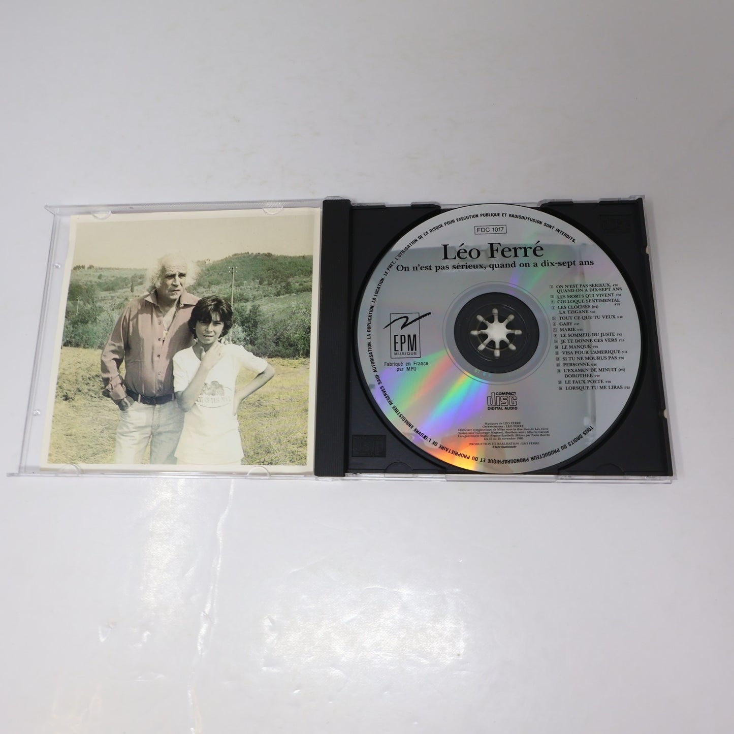 Léo Ferré Lot 4 CD Avec Le Temps/Au Théâtre Des Champs-Élysées/L'Opéra du Pauvre