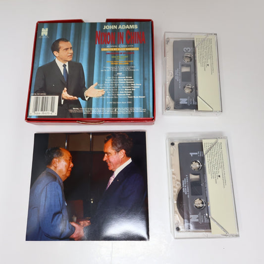 John Adams Nixon In China Opera in Three Acts 2x Cassettes Box Set Edo de Waart