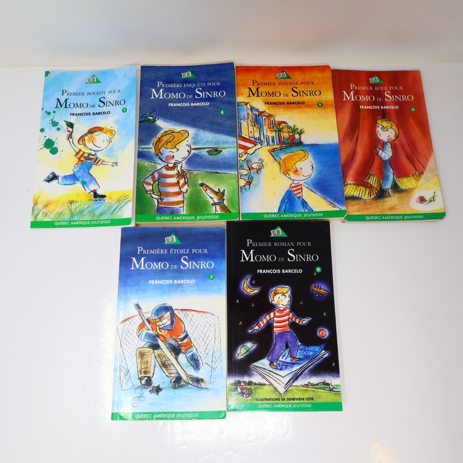 Bilbo Lot 20 Livres Momo de Sinro/Marie Quatdoigts/Abel et Léo/Valentine Picotée