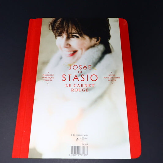 2013 Le Carnet Rouge de Josée Di Stasio Hardcover HC Flammarion Cuisine Recettes