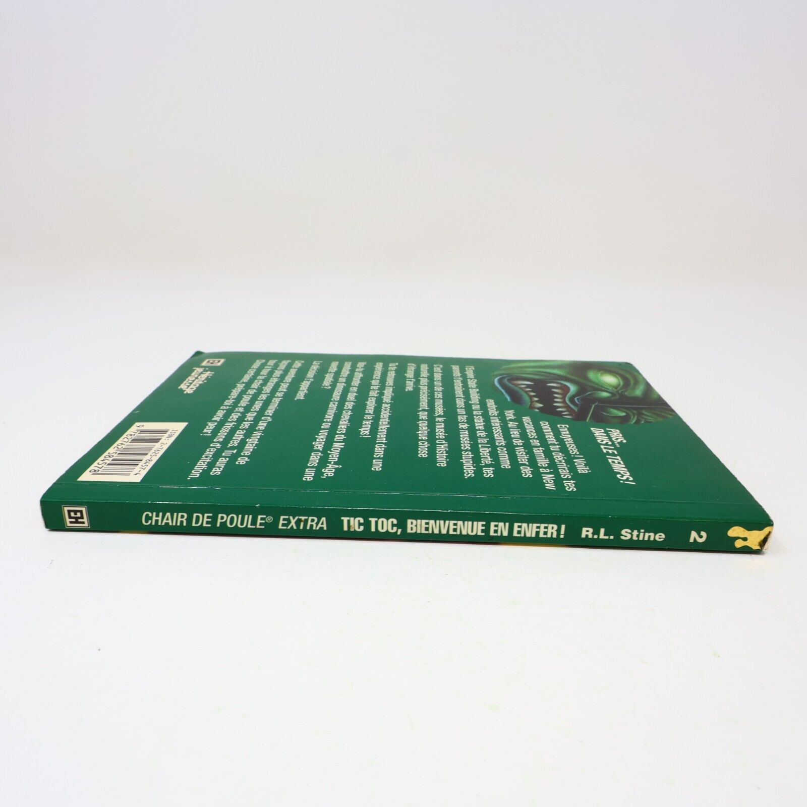 1996 Tic Toc Bienvenue en Enfer! Chair de Poule Extra #2 de R. L. Stine PB EH