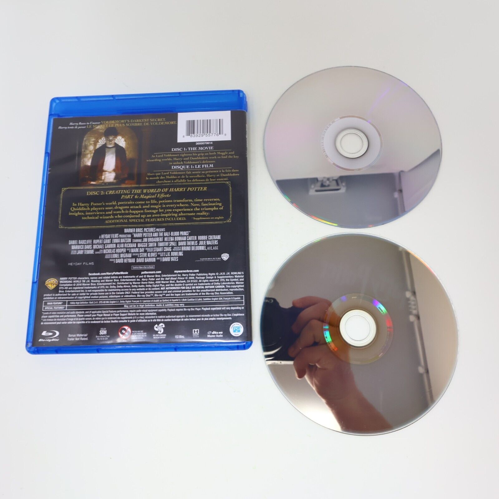 Harry Potter #6 The Half-Blood Prince/Prince Sang-Mêlé Blu-Ray English/Français