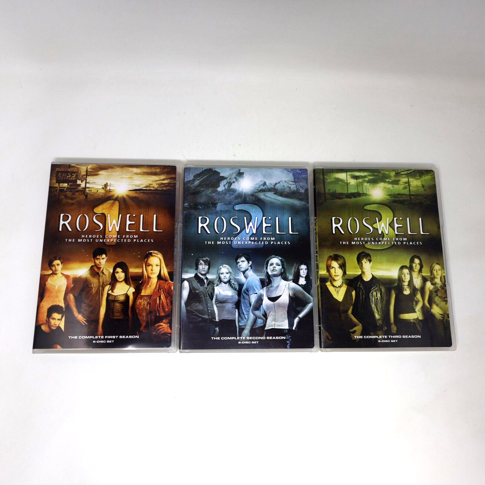 Roswell Seasons 1-2-3 Complete Series DVD Tested Region 1 NTSC Katherine Heigl