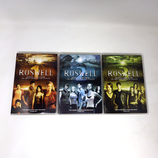 Roswell Seasons 1-2-3 Complete Series DVD Tested Region 1 NTSC Katherine Heigl