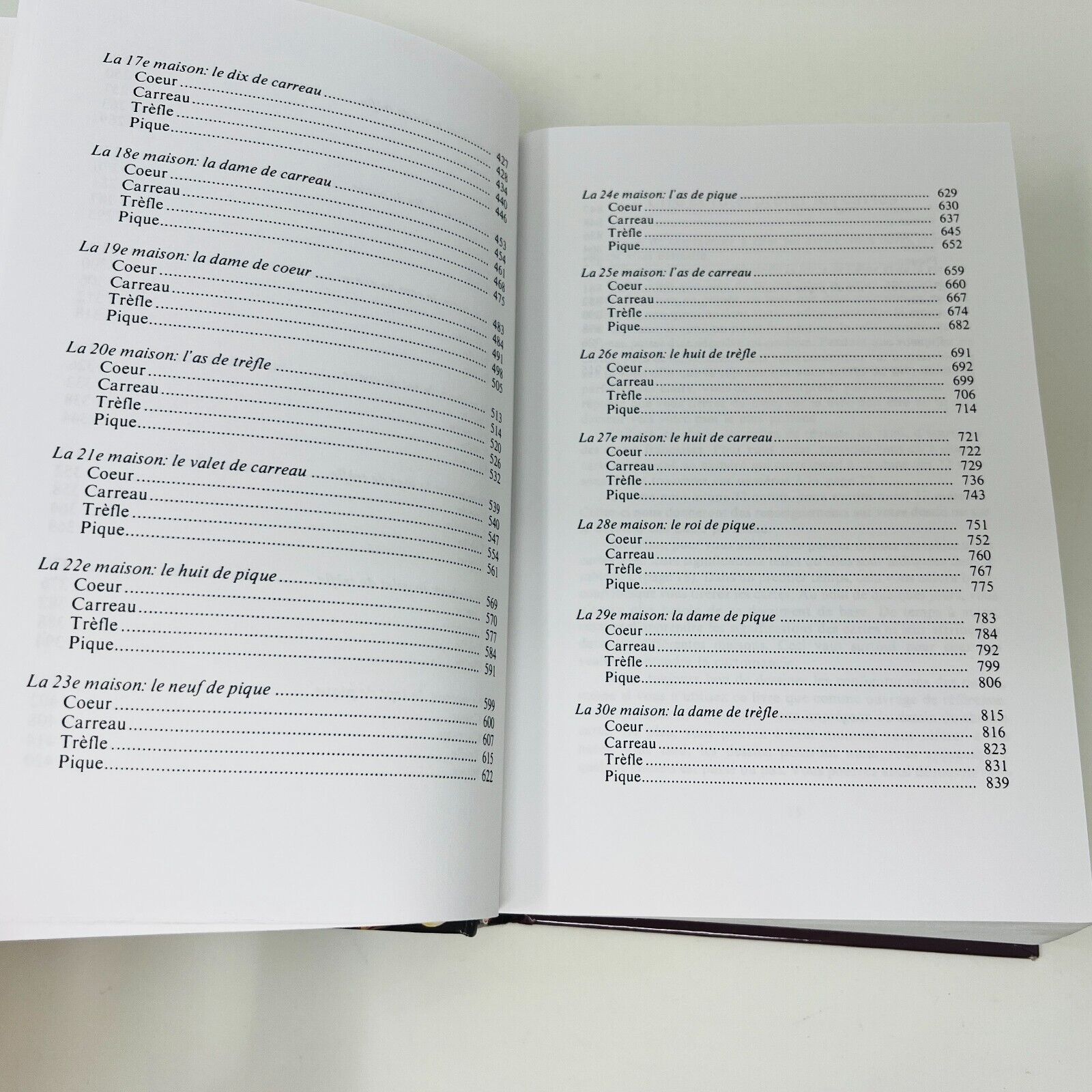 1999 Le Grand Livre de la Cartomancie de Gerhard von Lentner en Français Avenir