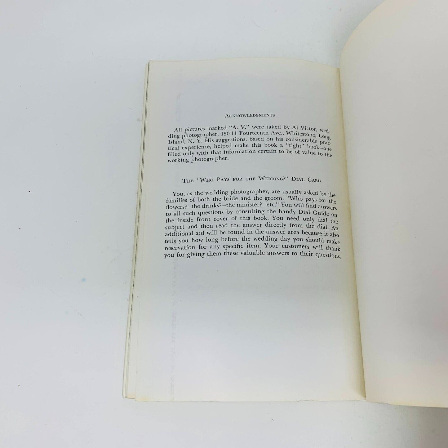 1959 Candid Wedding Photography Guide Dr Kenneth S. Tydings Modern Camera Series