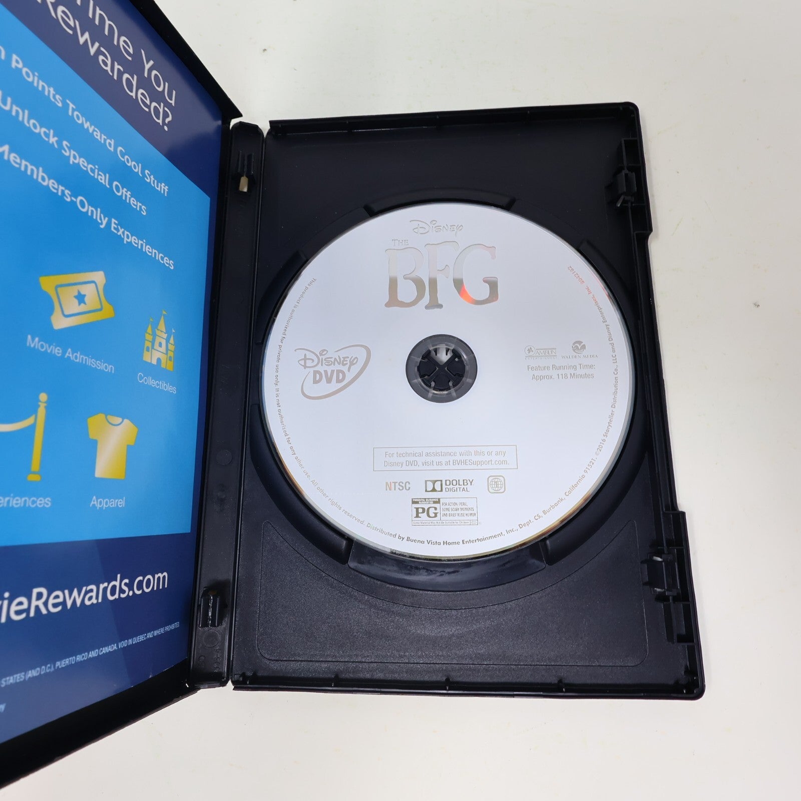 The BFG Big Friendly Giant DVD Steven Spielberg Film Tested English Français