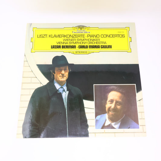 Liszt Lazar Berman Giulini Wiener Piano Concertos 1976 LP Record Vinyl 2530 770