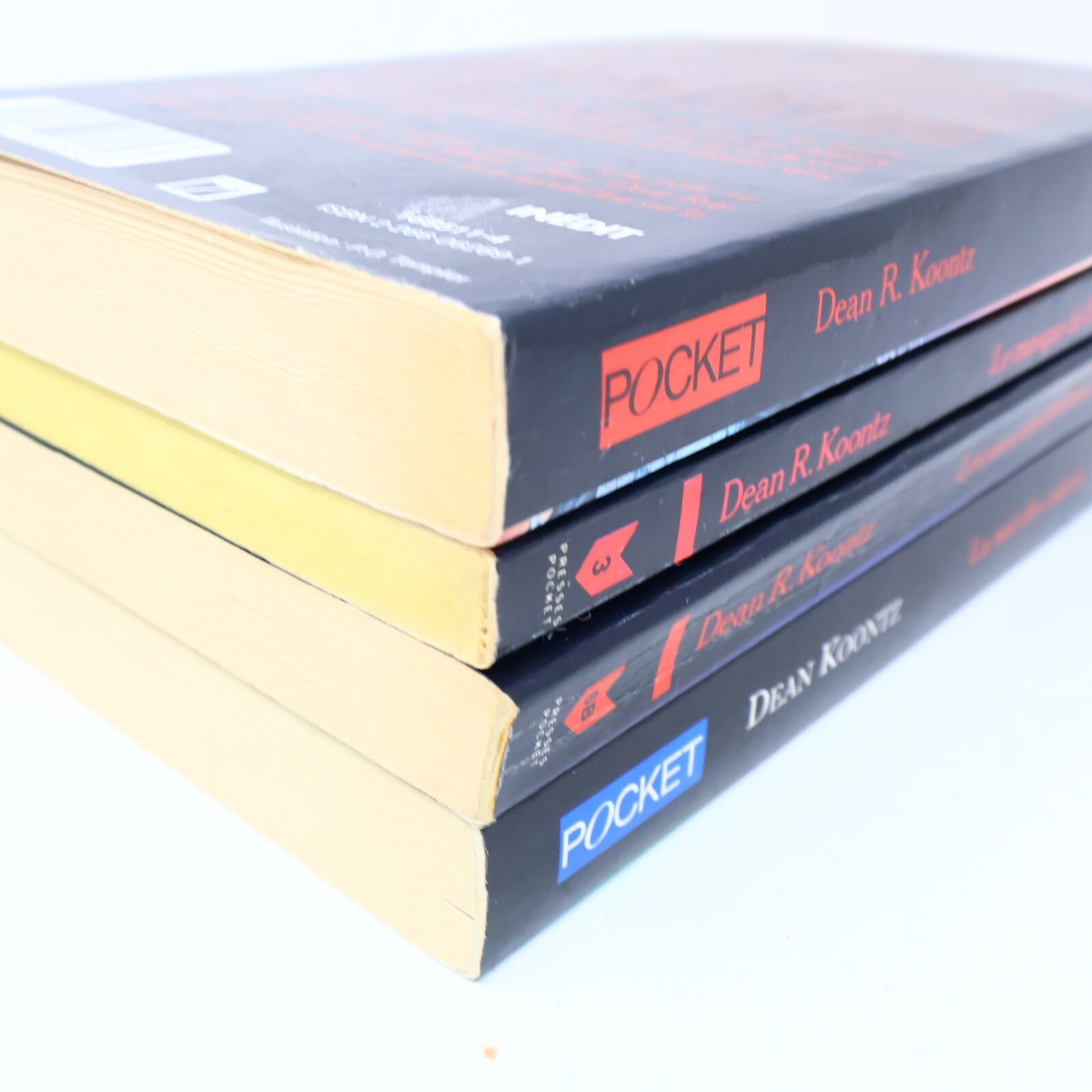 Dean Koontz Lot 4 Livres Yeux des Ténébres/Lune Froide/Nuit des Cafards Français