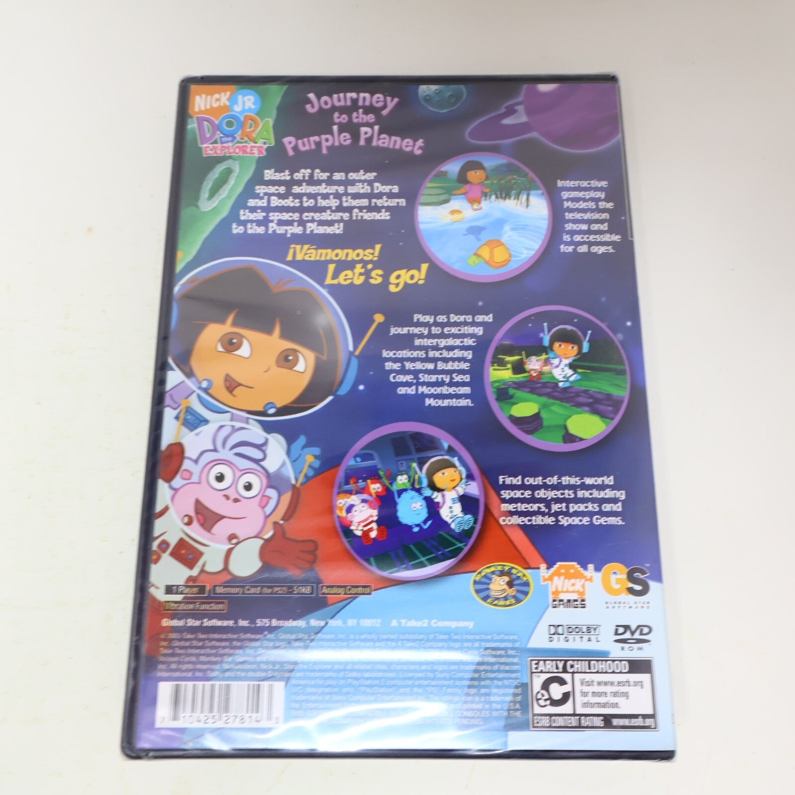 Dora the Explorer Journey to the Purple Planet Sony PS2 Factory Sealed Like New