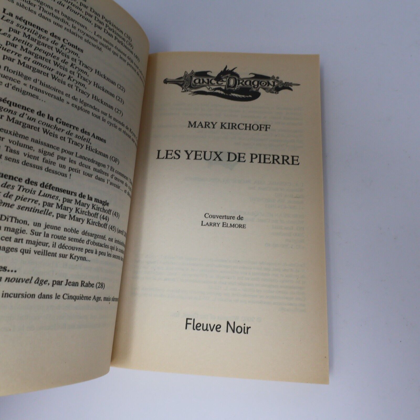 2002 LanceDragon #44 Les Yeux de Pierre La Séquence des Défenseurs de la Magie