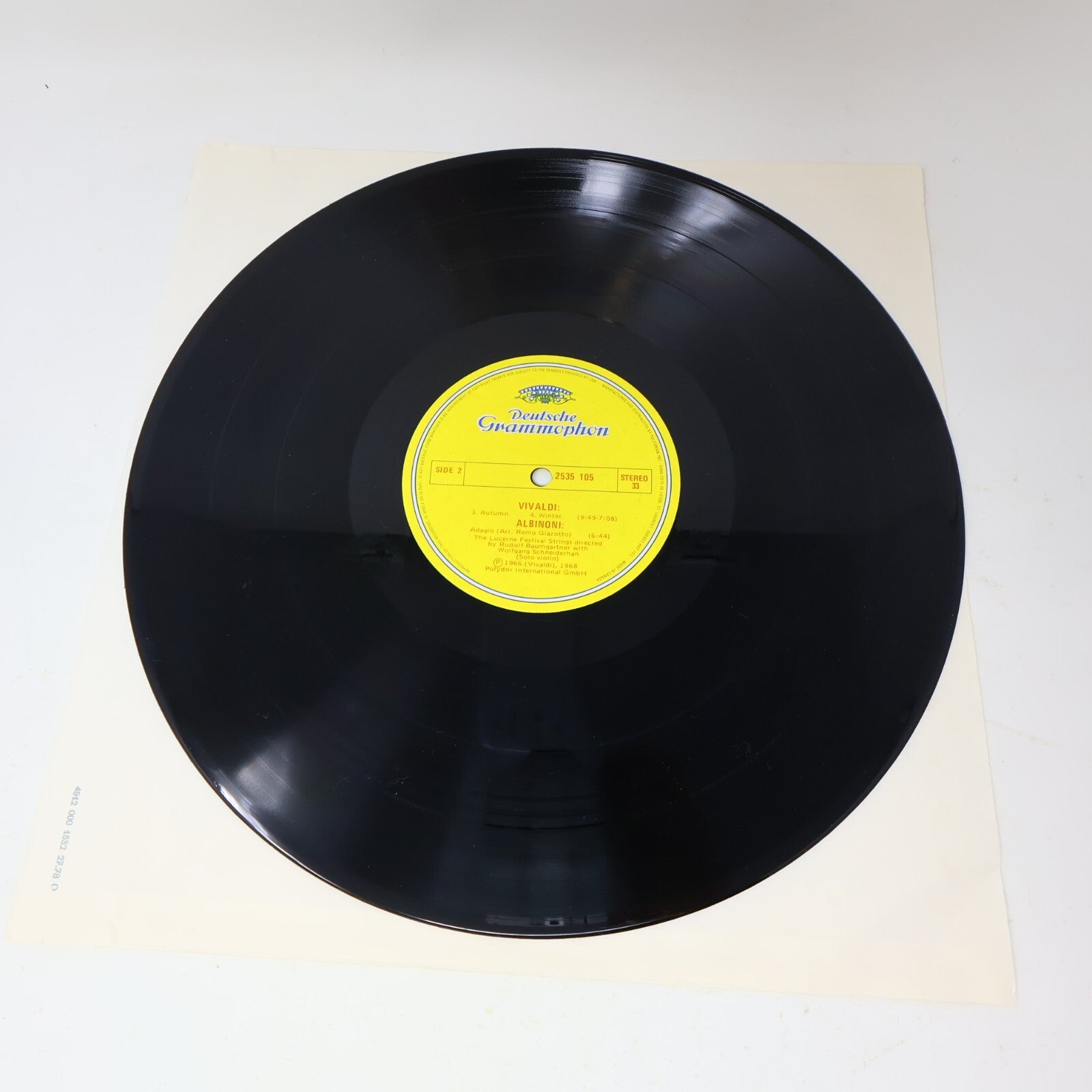 Four Seasons/Adagio/Canon & Gigue Lucerne Festival Baumgartner Record 2535 1 105