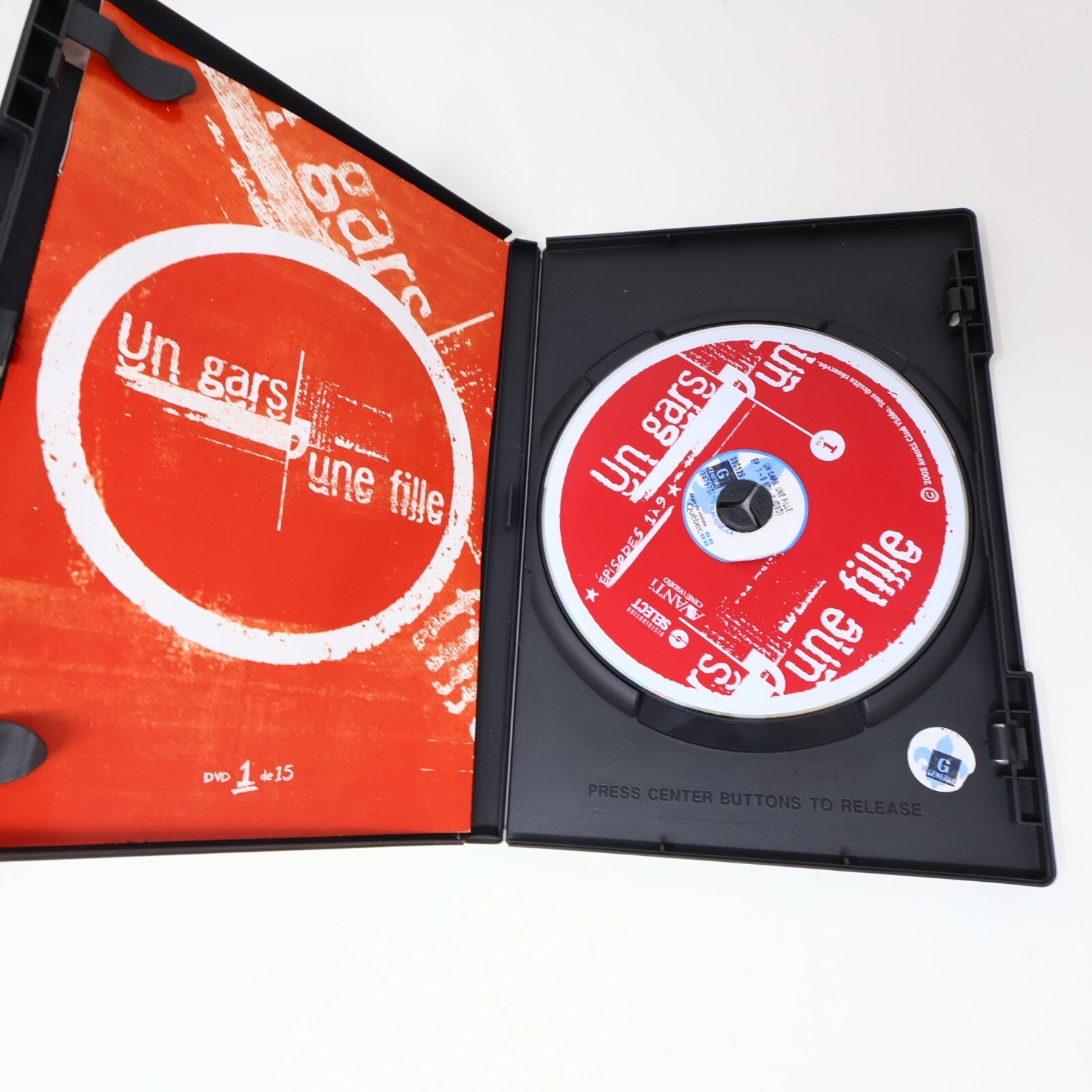 Un Gars un Fille #1-5 7 11-12 Lot 8 DVD Guy A. Lepage/Sylvie Léonard Série Télé