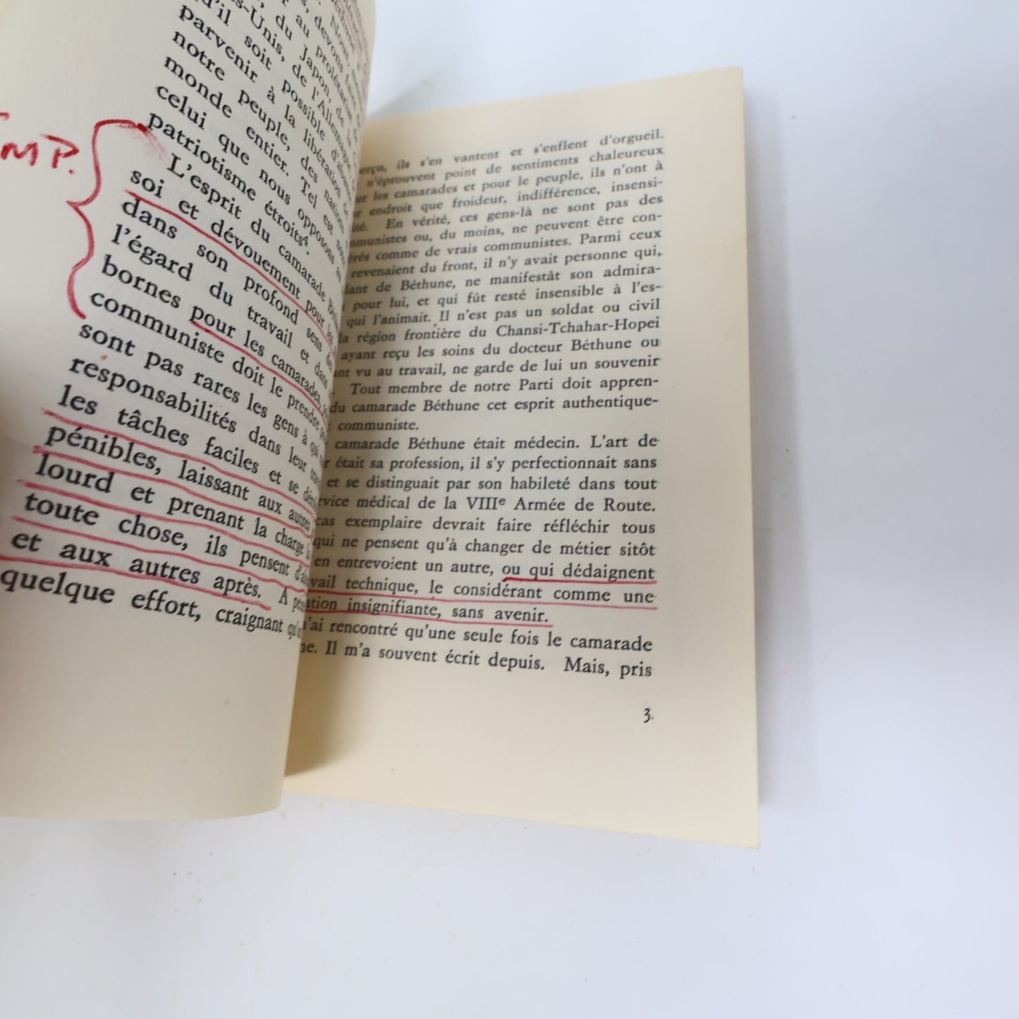 1972 Textes Choisis de Mao Tsetoung Politique Société Français Paperback Livre