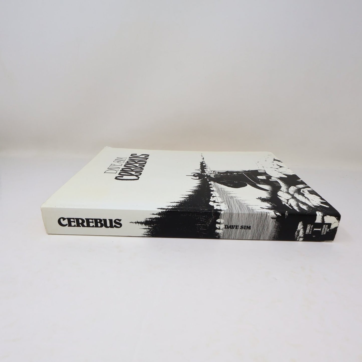 Cerebus TPB Book One by Dave Sim Reprinting Issues 1-25 Black & White 2003 Comic