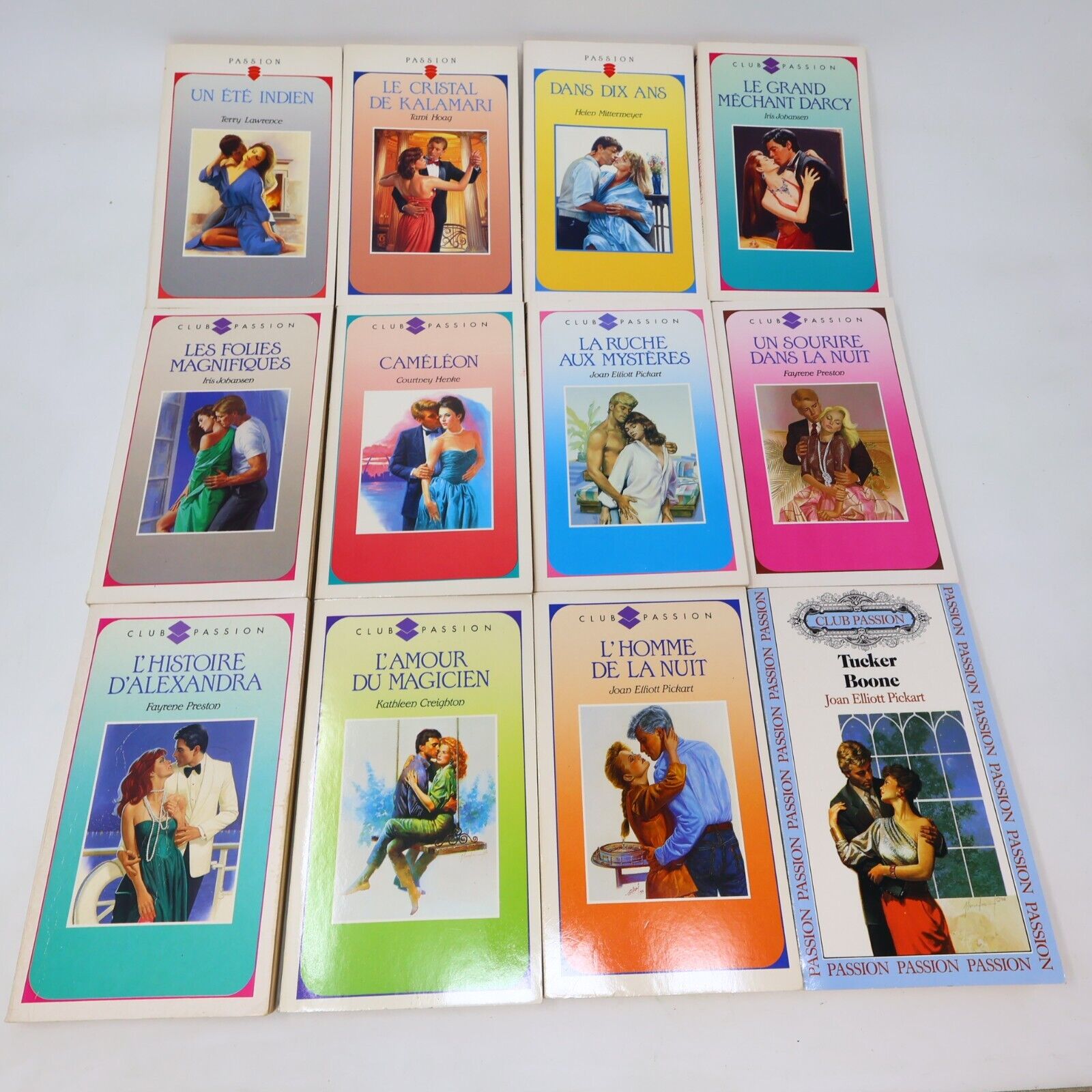 Collection Passion Club Femme Romance Vintage 1980s-90s Lot 61 Livres Français