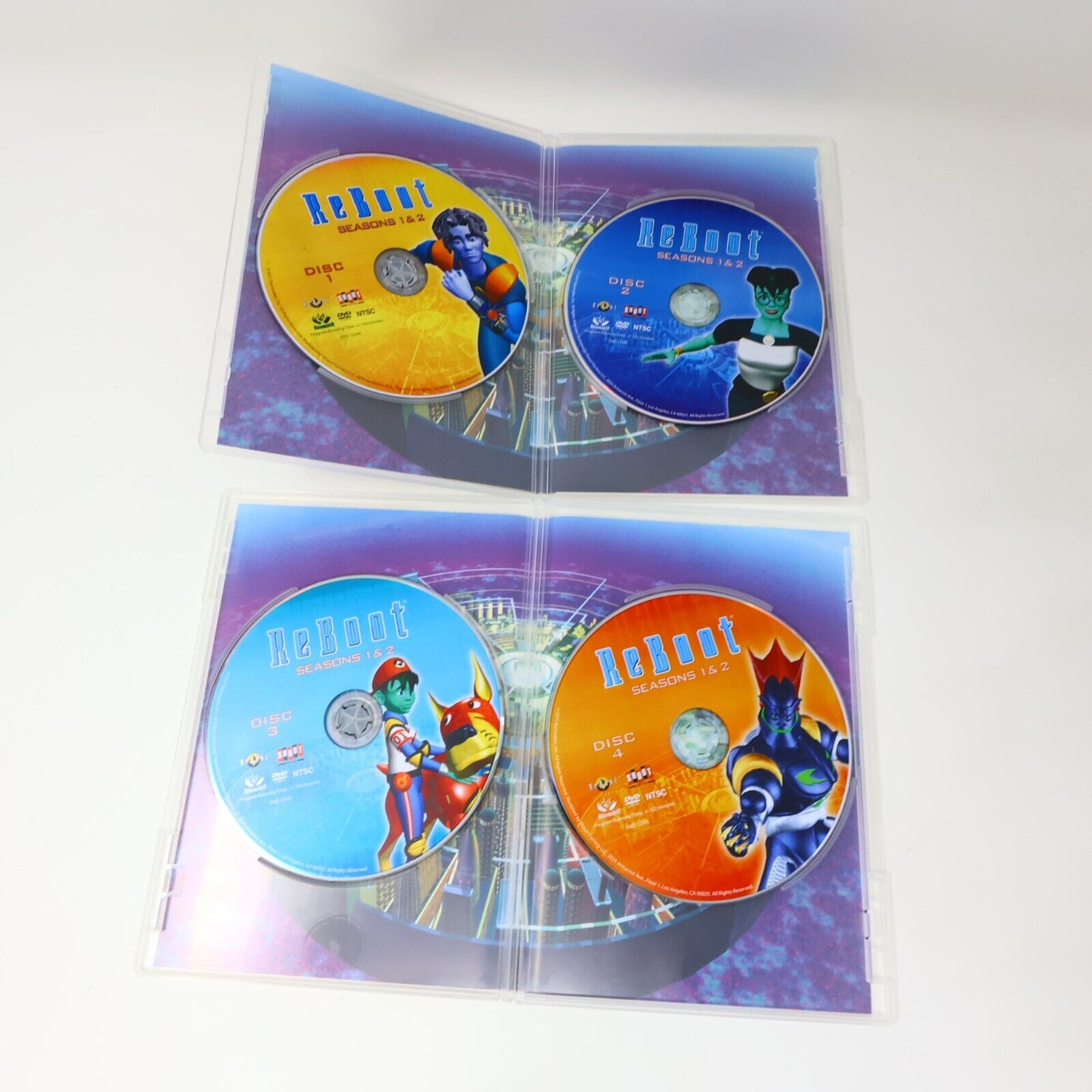 Reboot Seasons 1-2-3-4 On 2 DVD Sets Region 1 NTSC 2011 Guardian Bobs Dot Enzo