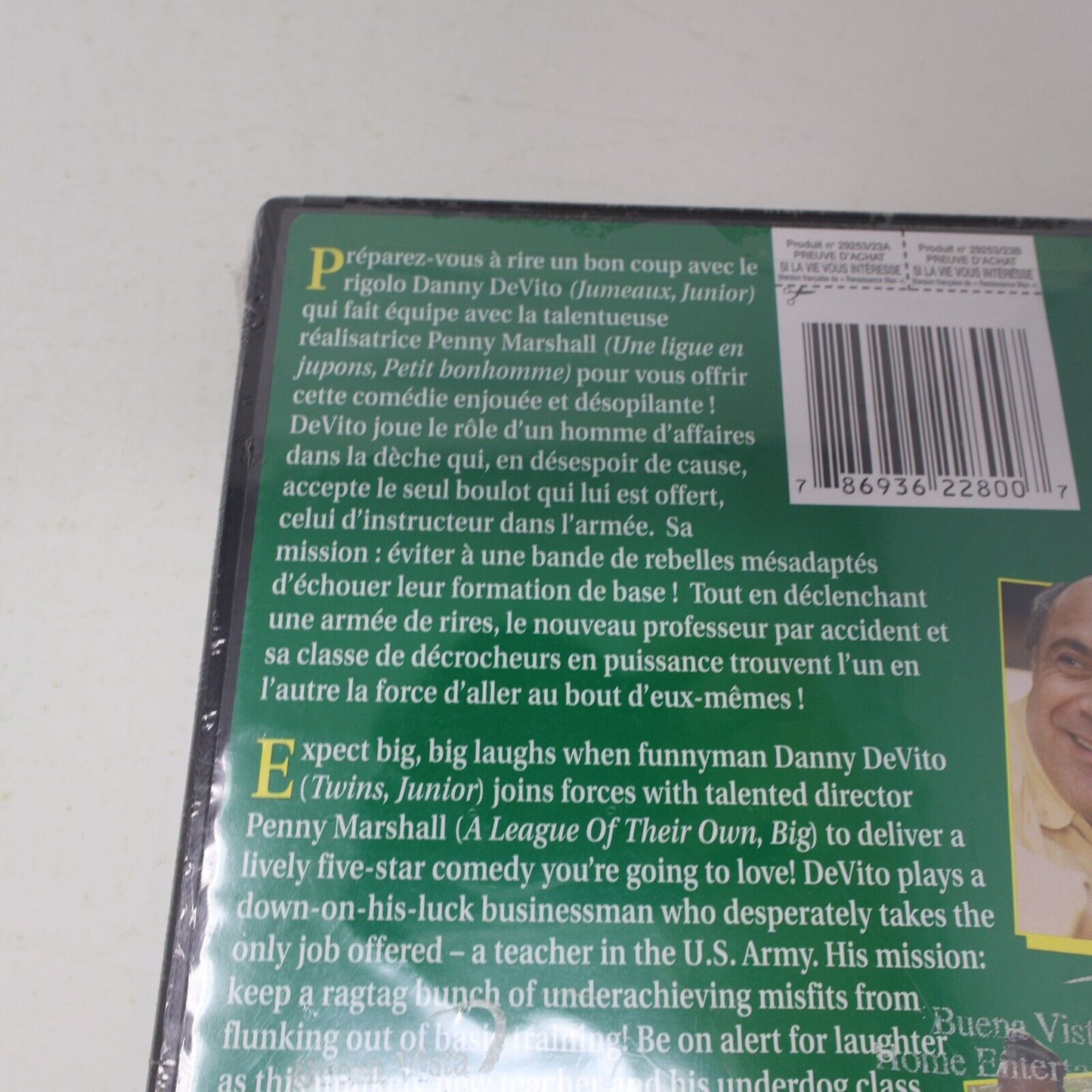 Si La Vie Vous Intéresse / Renaissance Man DVD Français Dany DeVito NTSC Scellé
