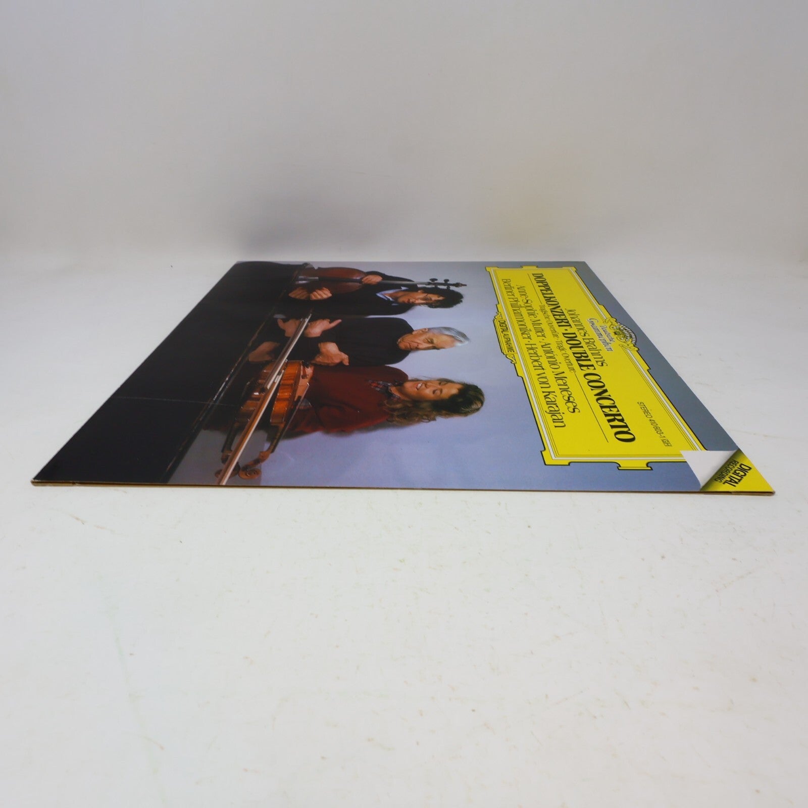 Herbert von Karajan Brahms Mutter Meneses Double Concerto LP Record 410 603-1