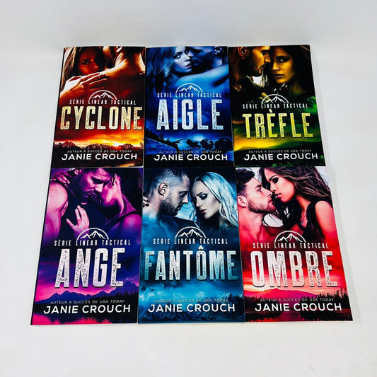 Lot de 12 Livres Linear Tactical #1-9 11-13 Janie Crouch Français/French Romance