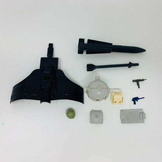 1980s GI Joe Mixed Parts Lot Uzi Air Mine Airborne Helmet Gun Backpack Missiles