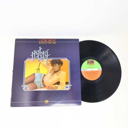 Gene Page Hot City LP Record Vinyl 1974 Atlantic SD 18111 	Canada Satin Soul 70s