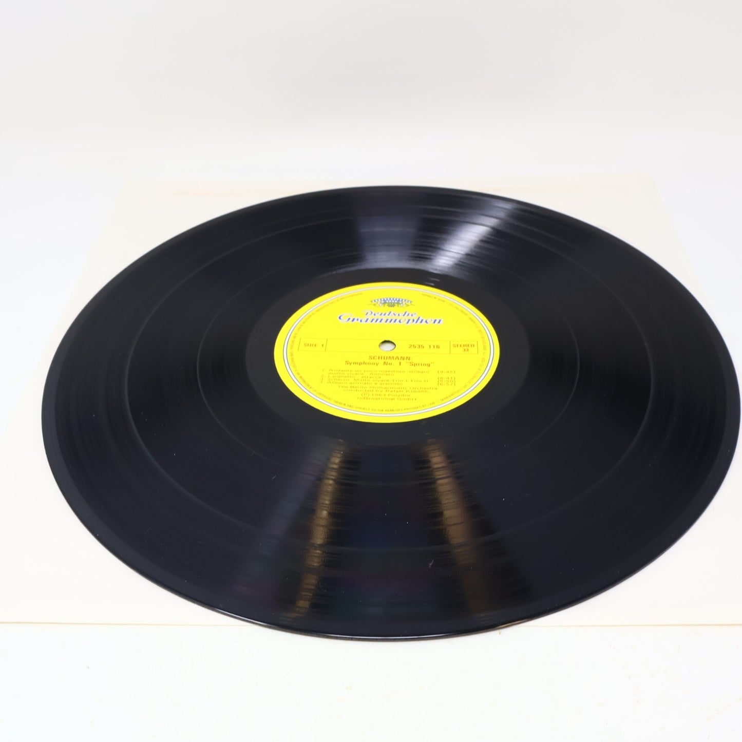 Robert Schumann Rafael Kubelik Berliner Symphonie #1 4 LP 1974 Record 2535 116