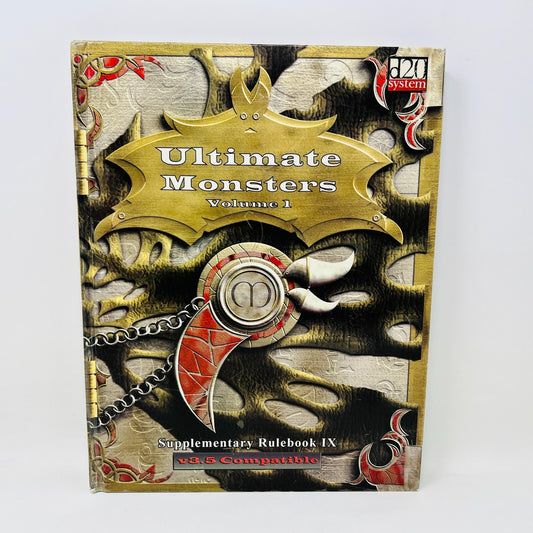 Ultimate Monsters #1 Mongoose HC D20 v 3.5 Supplementary Rulebook IX #9 MGP 9009