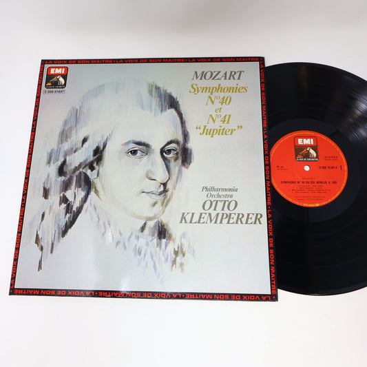 Otto Klemperer Philharmonia Orchestra Mozart Symphonies 40-41 Record C 059-01847