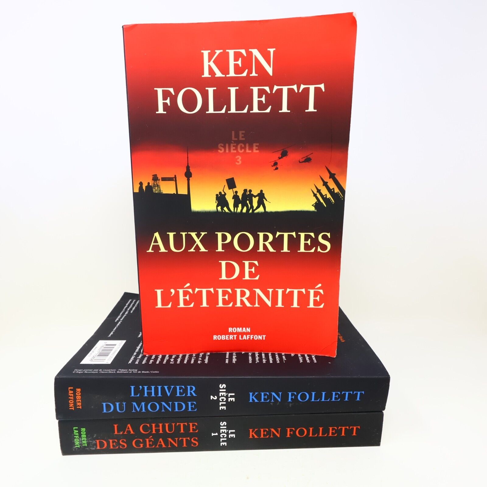 Série Complète Le Siècle #1-3 Lot Ken Follett Français French Robert Laffont PB