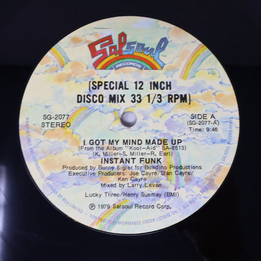 Instant Funk I Got My Mind Made Up Record 12" Disco Single Mix Salsoul SG-2077