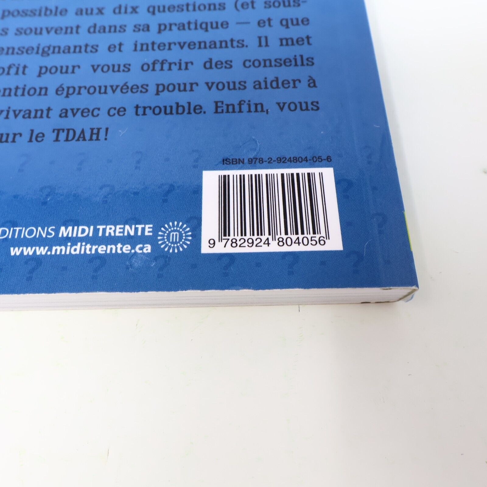 10 Questions sur le Tdah chez les Enfants et les Adolescents Benoît Hammarrenger
