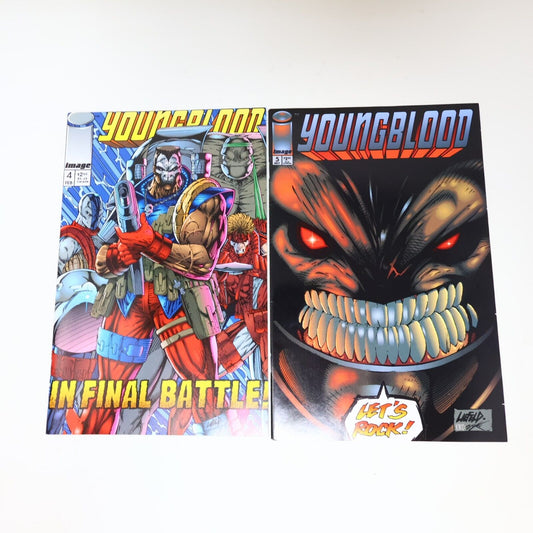 Lot 2 Comics Youngblood #4-5 Rob Liefeld/Danny K. Miki Image 1993 90s