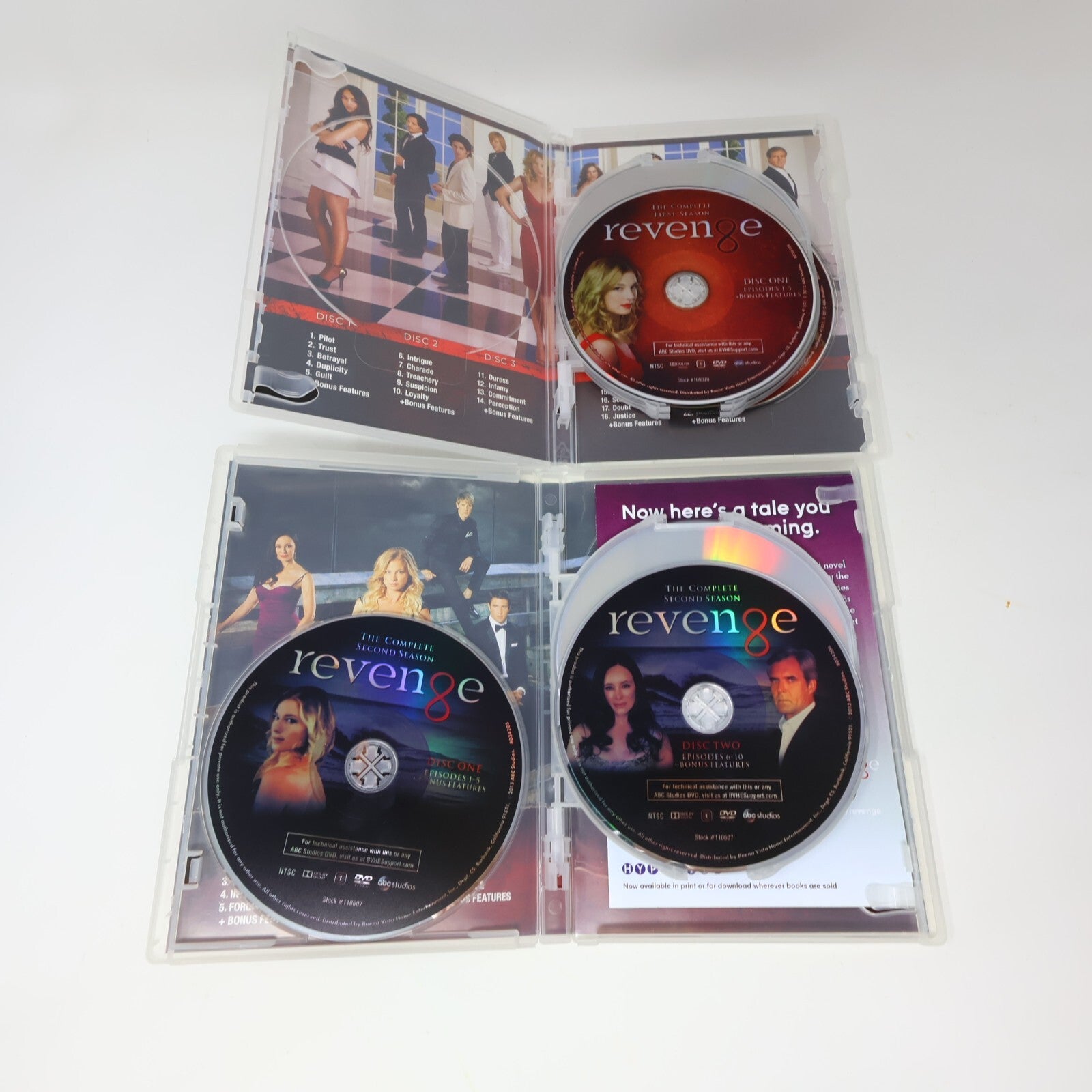 Revenge Seasons #1-4 Complete Series DVD Abc Tested Emily VanCamp NTSC Region 1