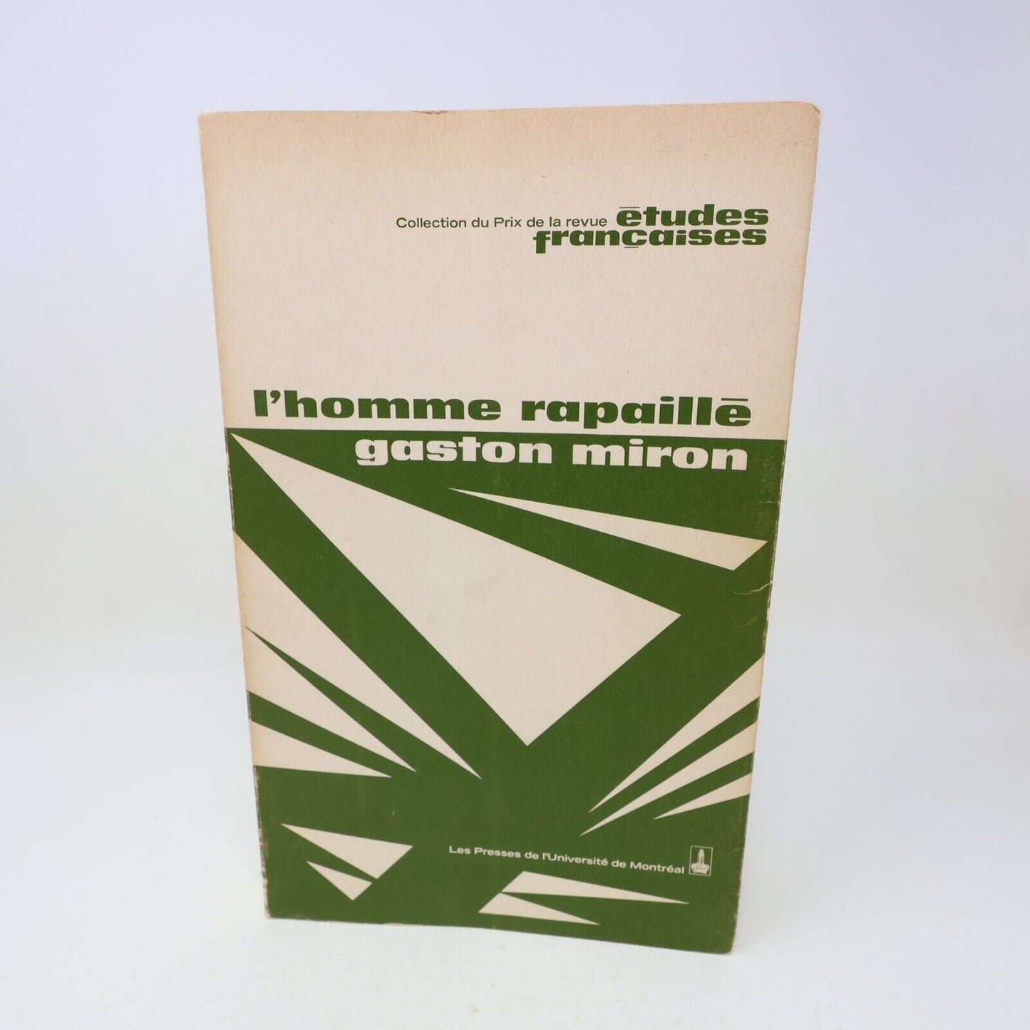 1978 L'Homme Rapaillé Gaston Miron Littérature Québécoise Poésie Français Livre