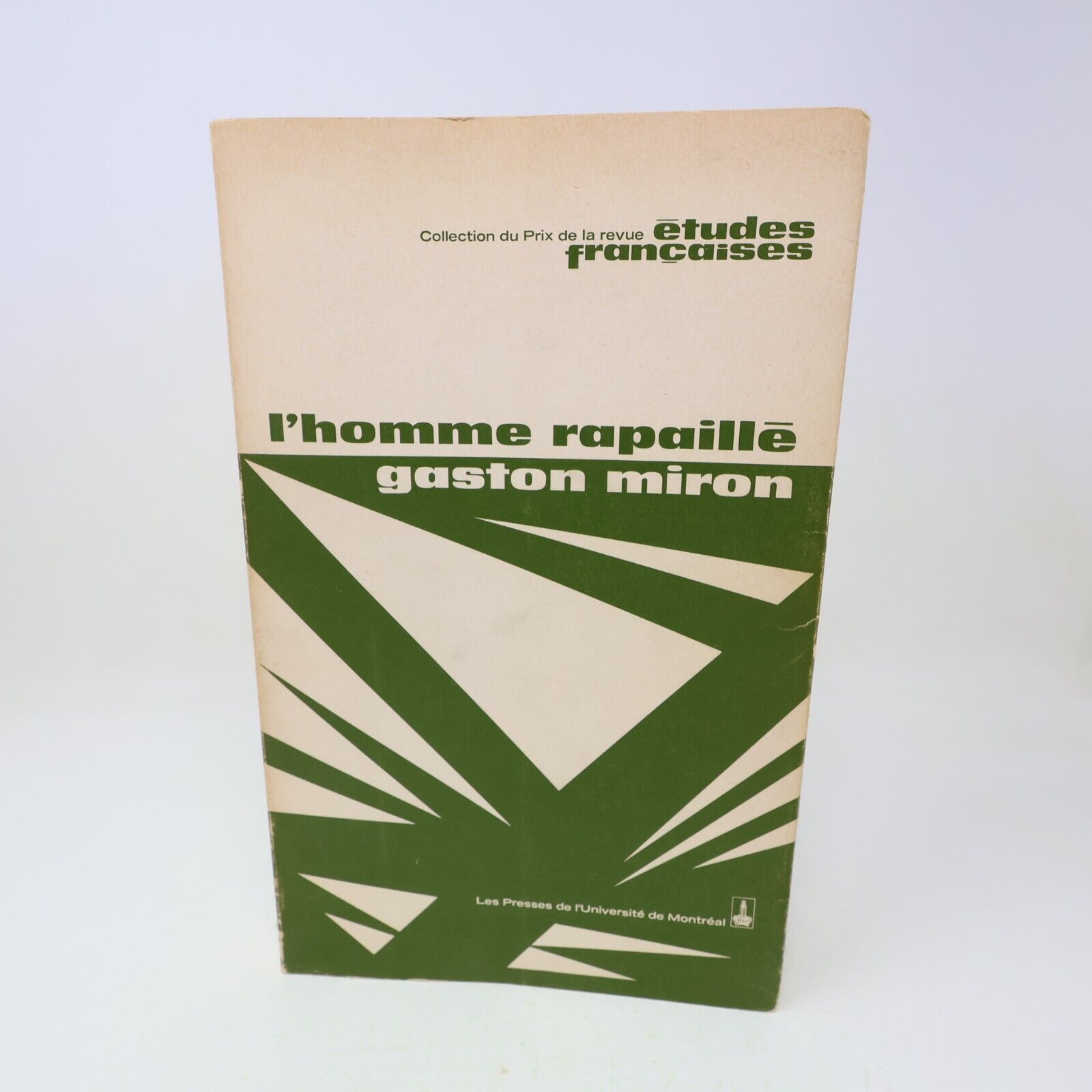 1978 L'Homme Rapaillé Gaston Miron Littérature Québécoise Poésie Français Livre