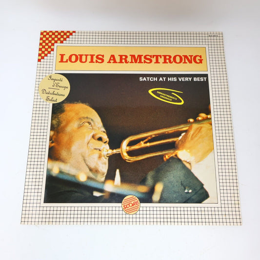 Louis Armstrong Satch at his Very Best LP Vinyl Record SCO 8975 Sleeve in French