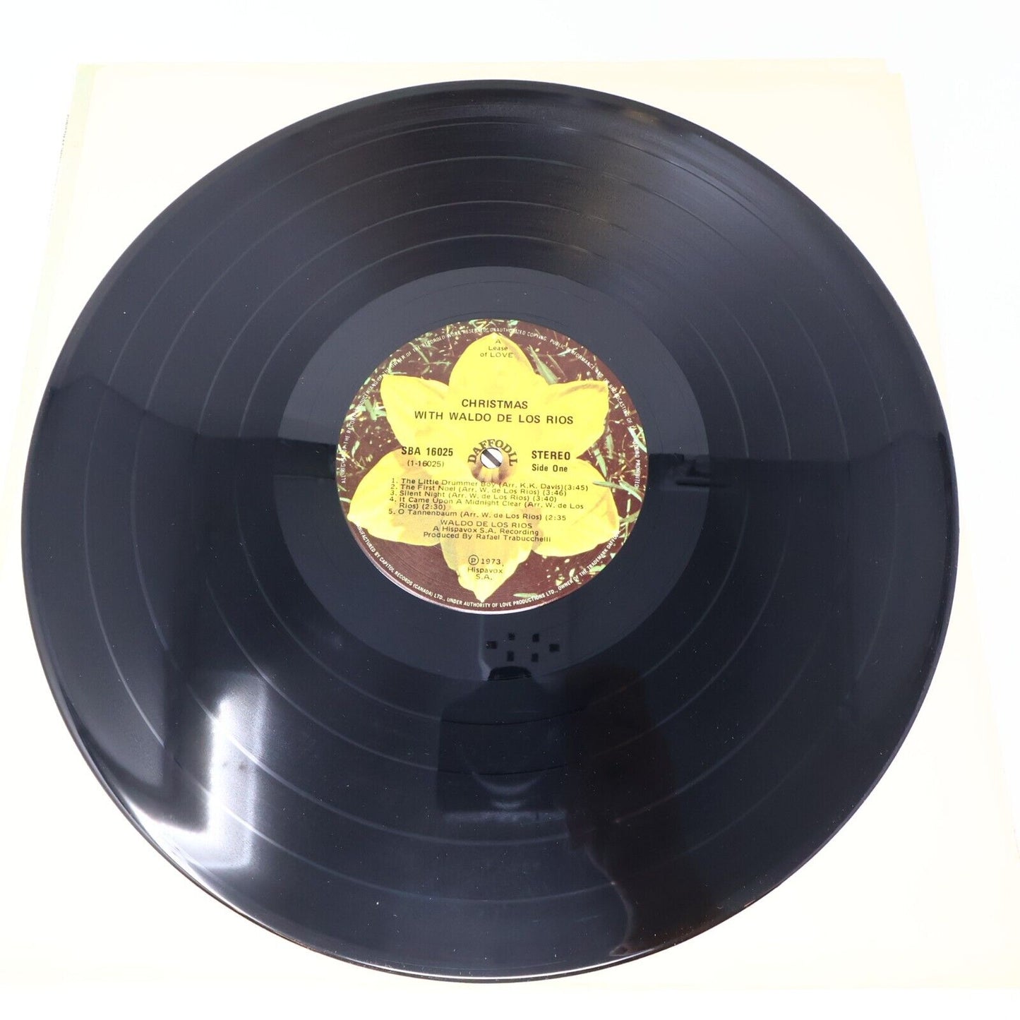 Christmas with Waldo De Los Rios LP Record 1973 SBA 16025 The Little Drummer Boy