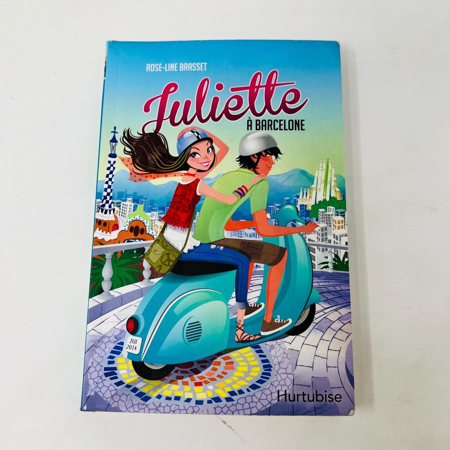 6x Juliette à Barcelone/Mexico/Rome/Paris Rose-Line Brasset Lot Livres Hurtubise