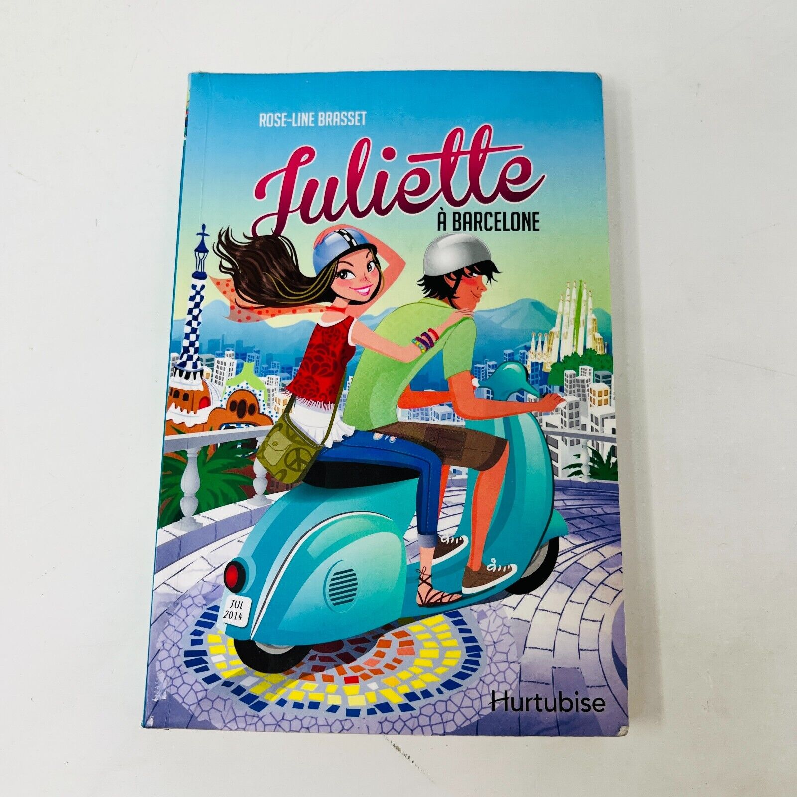 6x Juliette à Barcelone/Mexico/Rome/Paris Rose-Line Brasset Lot Livres Hurtubise