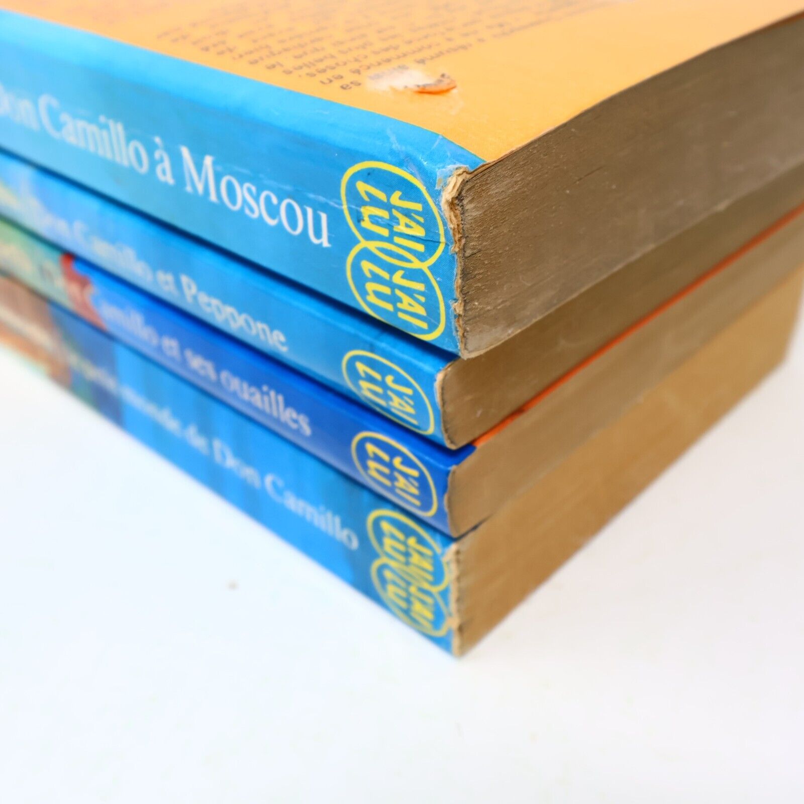 Don Camillo Lot 4 Livres Giovanni Guareschi Français French J'ai Lu 70s Roman PB