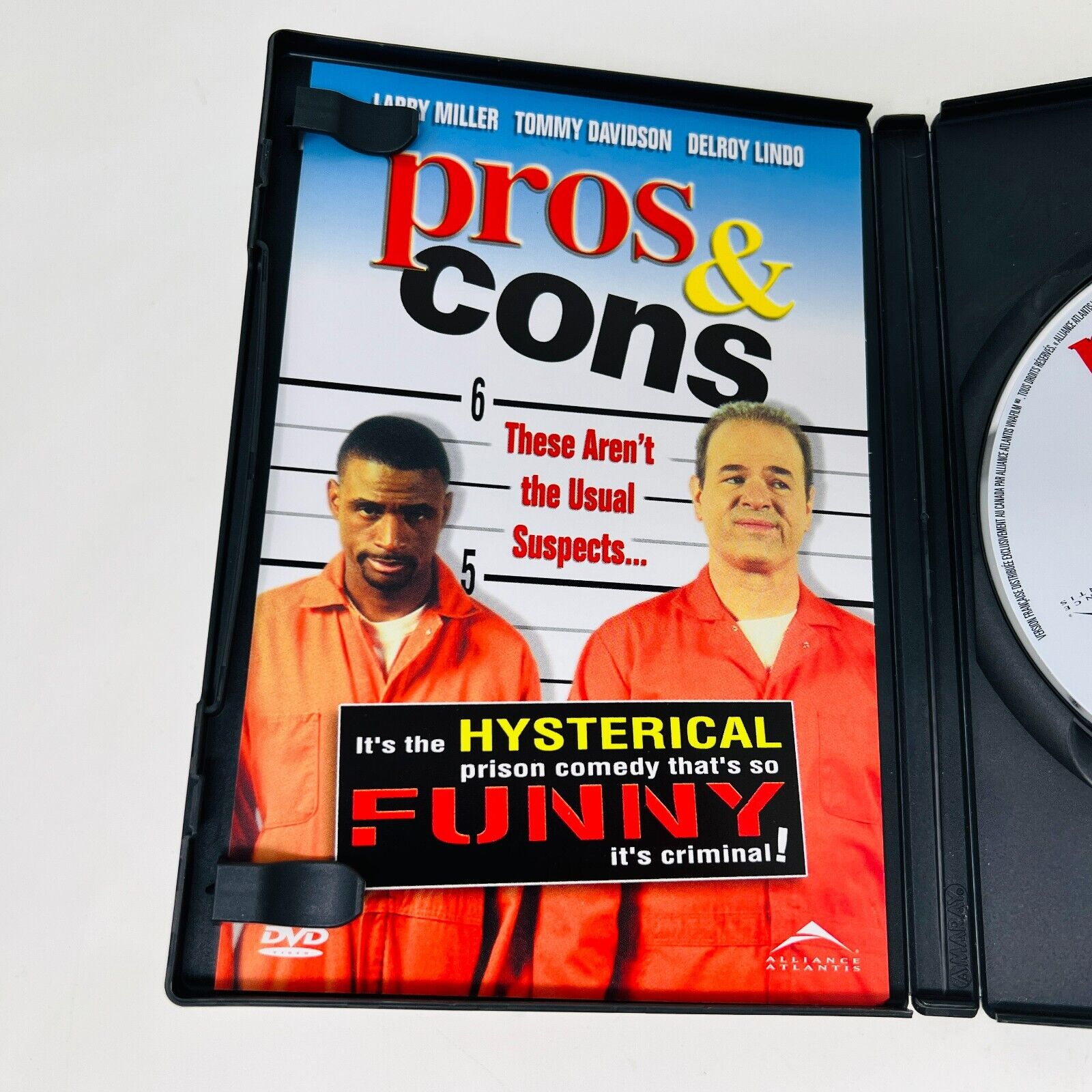 Pros & Cons DVD Comedy Tested Larry Miller/Tommy Davidson/Delroy Lindo NTSC