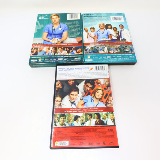 Nurse Jackie 3 DVD Lot 2009-2011 Seasons 1-2 & 4 Edie Falco Drama Comedy NTSC