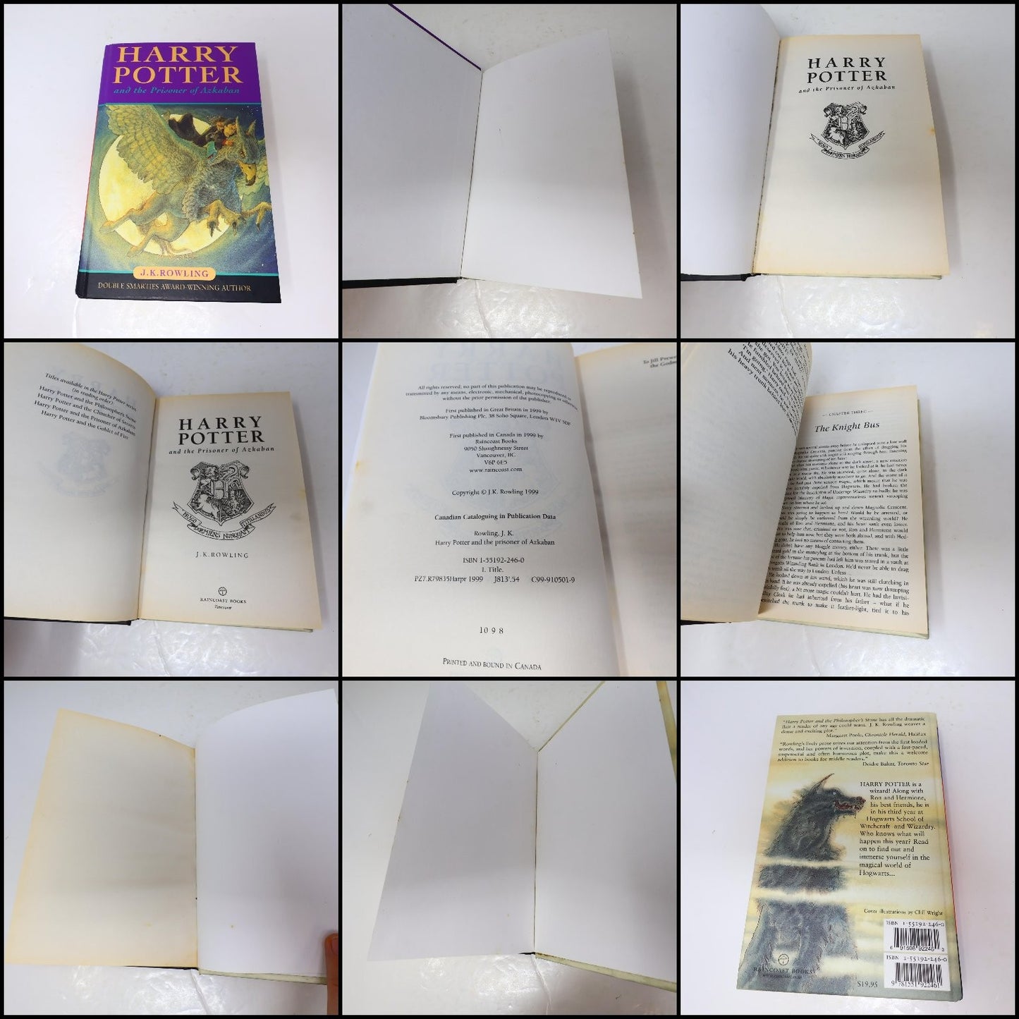 Harry Potter 1-7 Complete Set Books Lot Raincoast/Bloomsbury Rowling Hardcover
