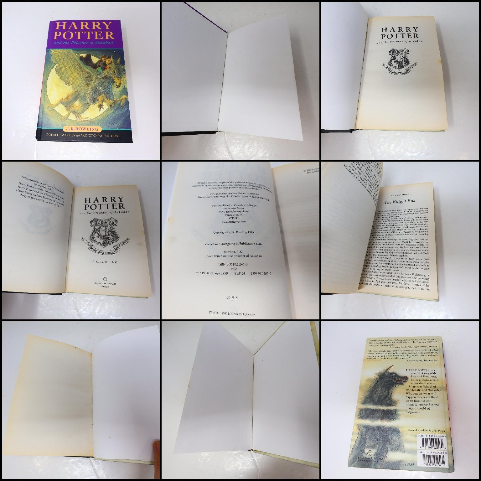 Harry Potter 1-7 Complete Set Books Lot Raincoast/Bloomsbury Rowling Hardcover