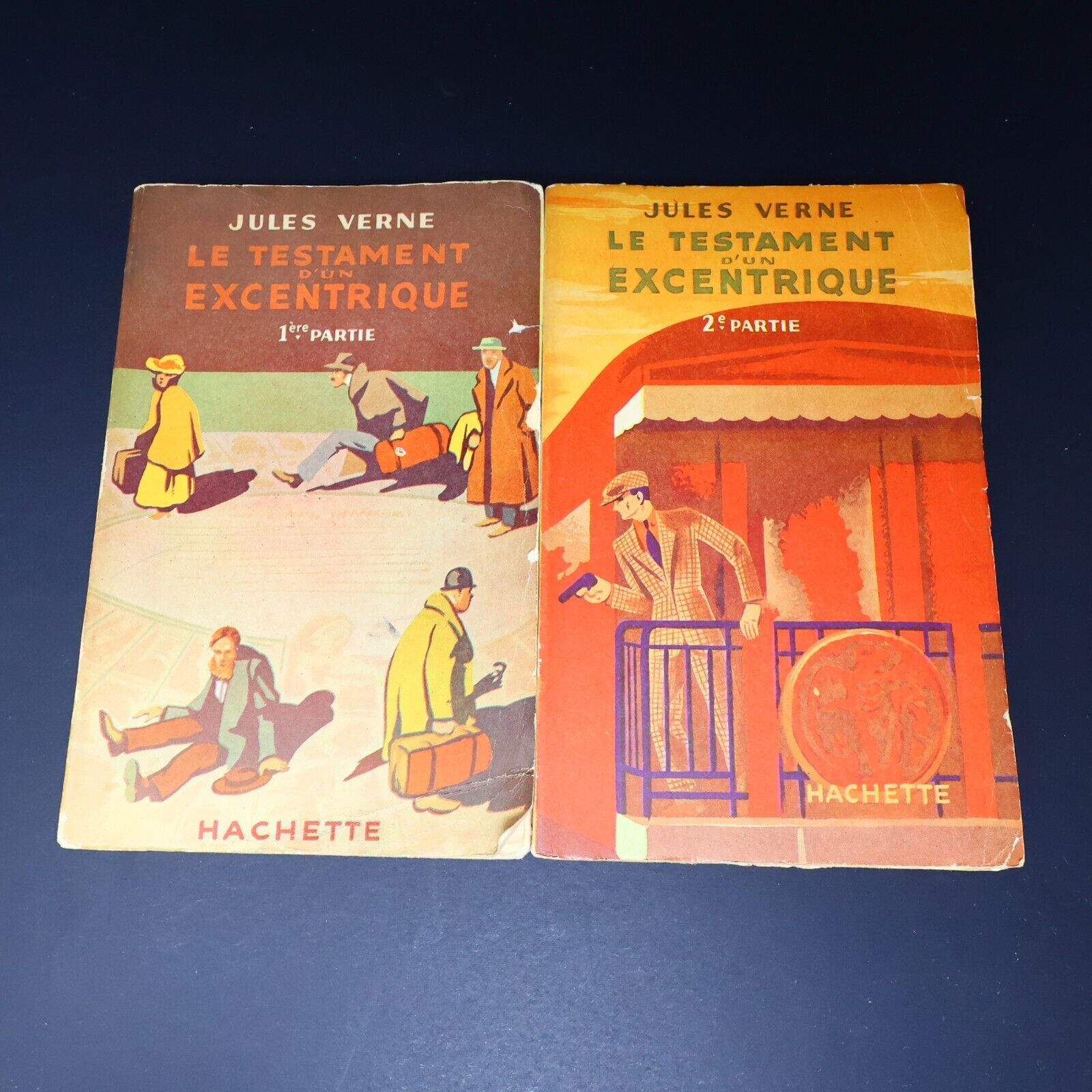 Lot 11 Livres Science-Fiction Vintage 1930-60s de Jules Verne Français French PB