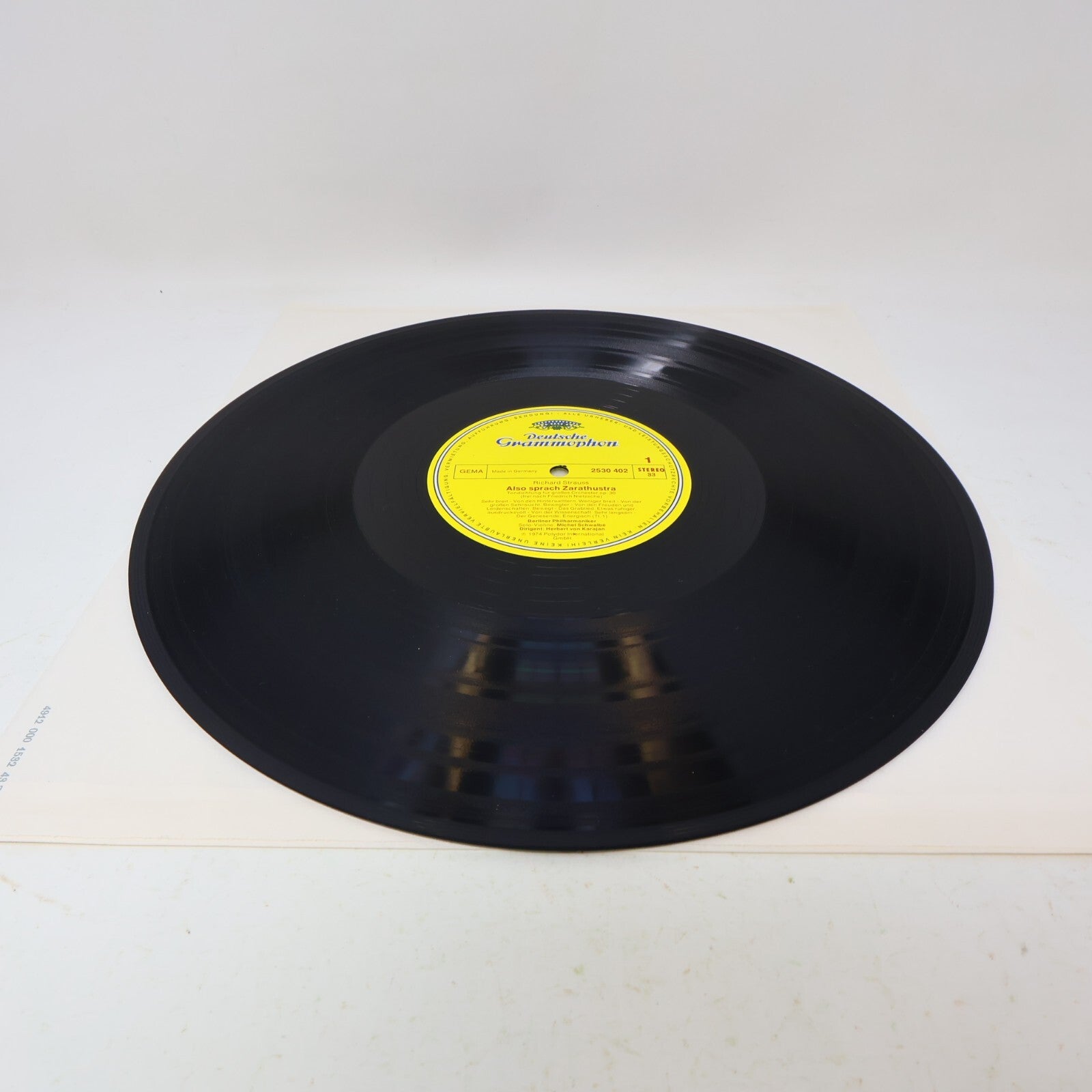 Herbert von Karajan Also Sprach Zarathustra Schwalbé LP Record Vinyl 2530 402